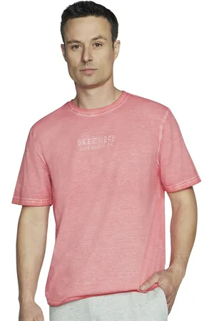 Skechers Men Solid Round Neck T-shirt