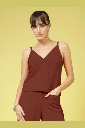 OOMPH Women Wrap Crop Top