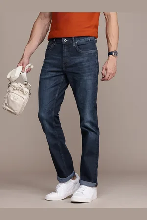 Nautica Men Straight Fit Low-Rise Light Fade Stretchable Jeans