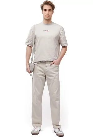RARE RABBIT Men Comfort Relaxed Fit Cotton Stretchable Jeans