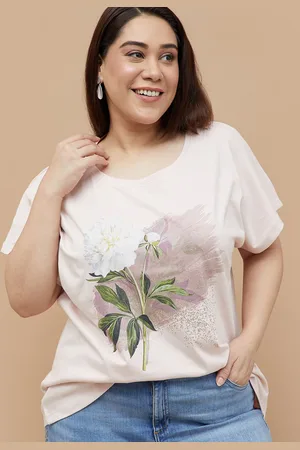 Lifestyle Women Floral Printed Pure Cotton Top
