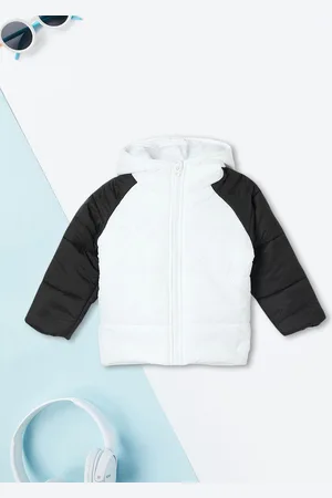 Max Collection Boys Colourblocked Polyester Crop Padded Jacket