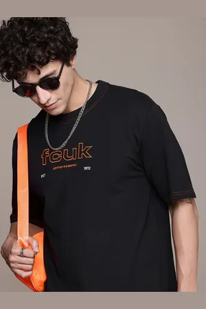 French Connection Men Brand Logo Anti Odour T-shirt