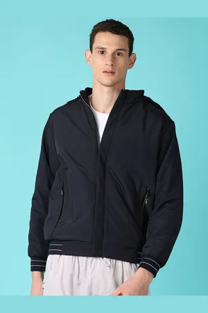 V-Mart Men Hooded Solid Cotton Casual Padded Jacket