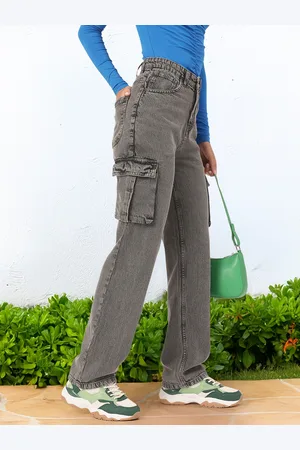 DressBerry Women Relaxed Range Cargo Jeans