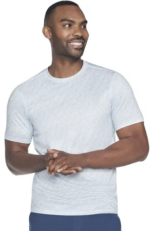 Skechers Men Abstract Printed Round Neck T-shirt