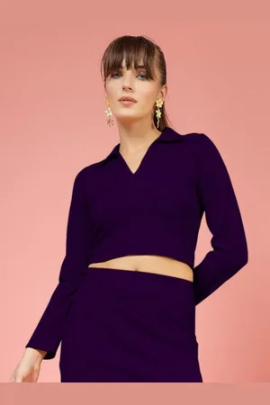 OOMPH Women Fitted Crop Top
