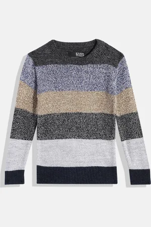 HERE&NOW Boys Colourblocked Pullover Sweater