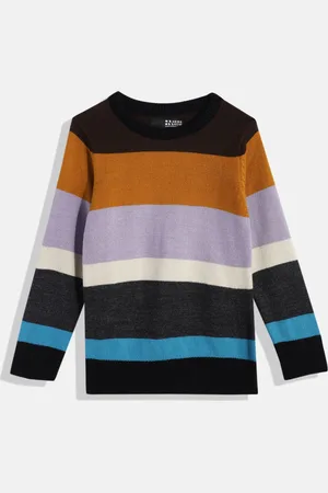 HERE&NOW Boys Colourblocked Pullover Sweater
