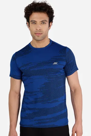 Skechers Men Abstract Printed Round Neck T-shirt