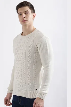 ICONIC Men Cable Knit Pullover