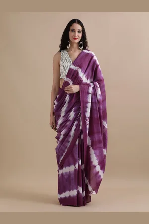 Jaipur Tie and Dye Pure Cotton Saree