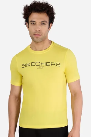 Skechers Men Typography Printed Round Neck T-shirt