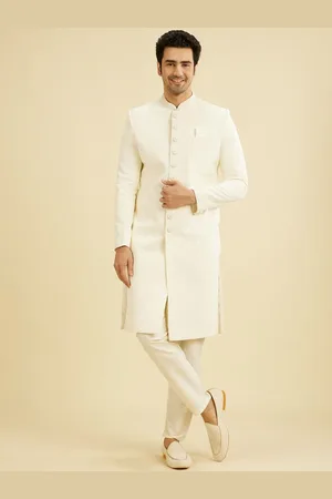 Manyavar Men Printed Sherwani Set