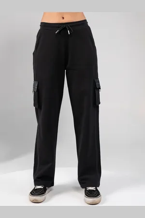 EDRIO Women Relaxed Fit Cotton Track Pants