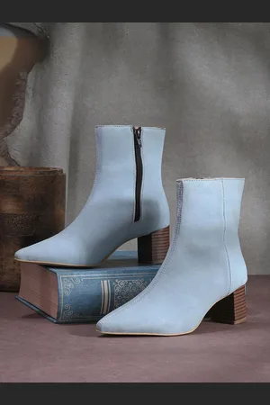 DressBerry Women Casual Block-Heeled Chelsea Boots