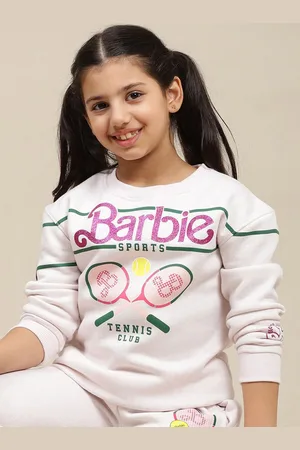 Kidsville Girls Barbie Printed Regular Fit Sweatshirt