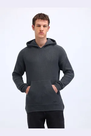 Flying Machine Men Self Design Cotton Pullover