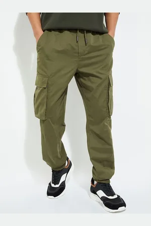 Max Collection URB_N Men Relaxed Fit Solid Cargo Joggers