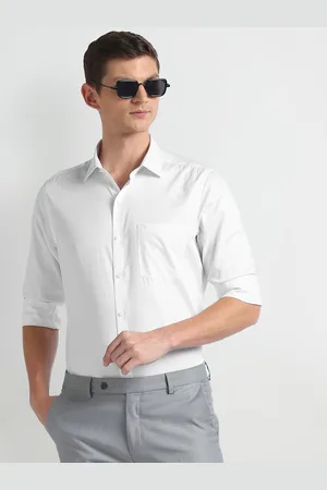 Arrow Spread Collar Long Sleeves Regular Fit Formal Shirt