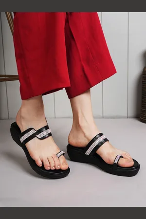 Anouk Women Embellished Flatform Sandals