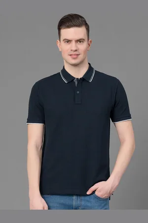 Red Tape Polo Collar Short Sleeves Casual T-shirt