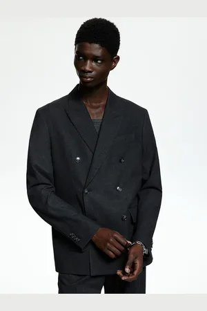 H&M Regular Fit Double-Breasted Jacket