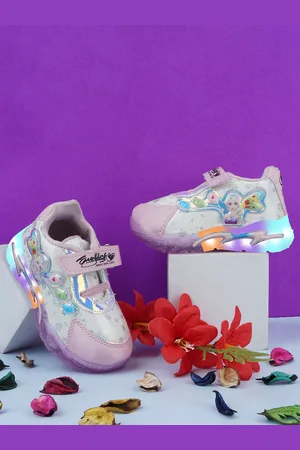 BAESD Girls Barbie Woven Design Patent Leather Sneakers