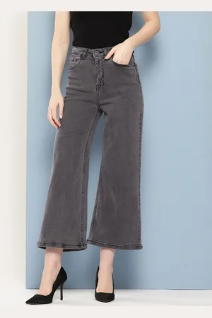 Chemistry Women Stretchable High-Rise Wide Leg Jeans