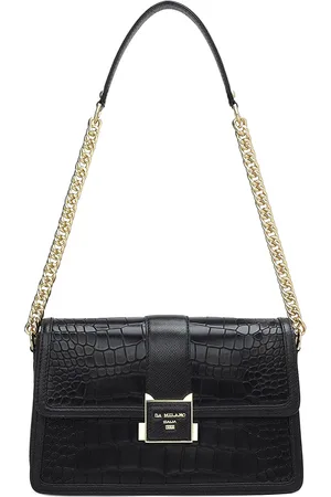 Da Milano Women Textured Structured Leather Shoulder Bag