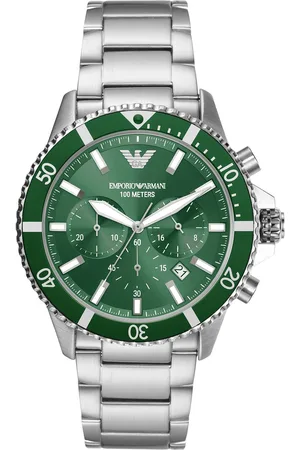 Emporio Armani Men Bracelet Style Analogue Chronograph Watch AR11500