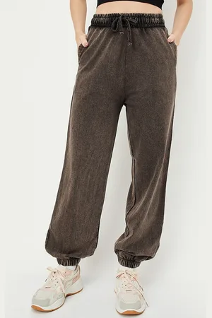 Max Collection Women Mid-Rise Cotton Joggers