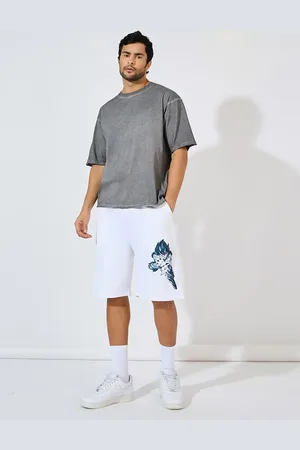 Styli Men Dragon Ball Z Graphic Character Oversized Shorts