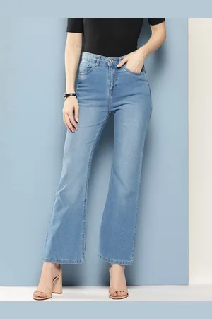 Chemistry Women Bootcut High-Rise Light Fade Stretchable Jeans