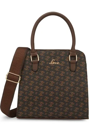 LAVIE Women Brand Logo Printed Structured Handheld Bag