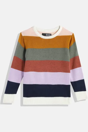 HERE&NOW Boys Colourblocked Pullover Sweater