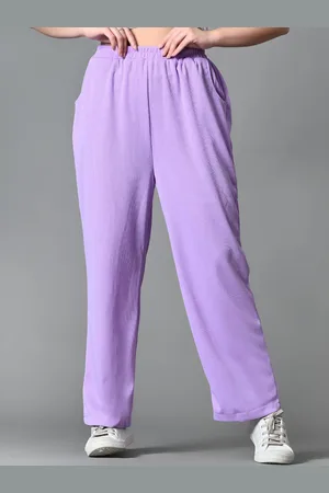 Roadster The Lifestyle Co High-Rise Loose Fit Wide Leg Trousers