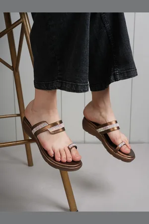 Anouk Women Embellished Party Wedge Sandals