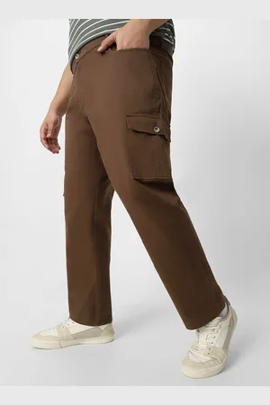 URBANO Men Regular Fit Stretchable Cargo Trouser