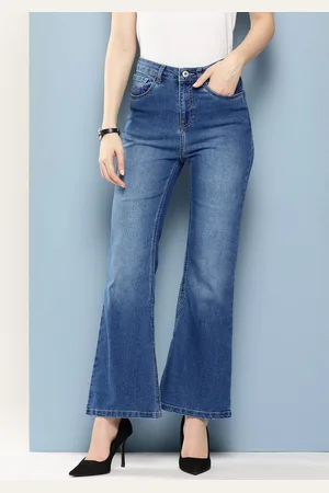 Chemistry Women Bootcut High-Rise Light Fade Stretchable Jeans
