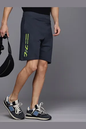 HRX Men Lifestyle Graphic Printed Terry Shorts