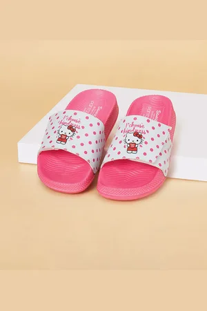 Pantaloons Girls Printed Slip On Sliders