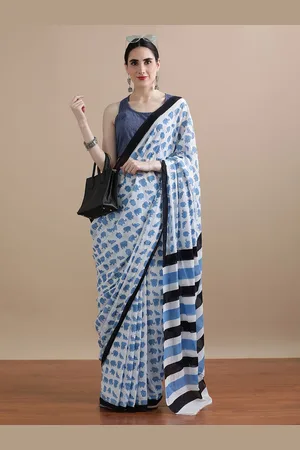 Jaipur Mulmul Cotton Printed Saree