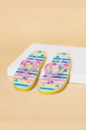 Pantaloons Girls Printed Thong Flip-Flops