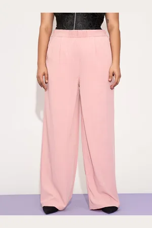 FREAKINS Women High-Rise Pleated Korean Pants
