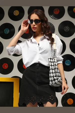 Campus Women Comfort Opaque Casual Shirt