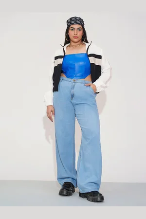 FREAKINS Women High-Rise Tapered Fit Korean Pants