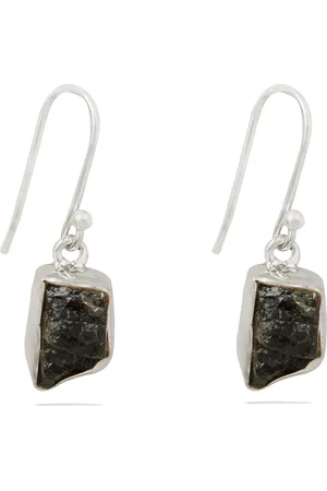 Kicky And Perky Silver-Toned Classic Drop Earrings