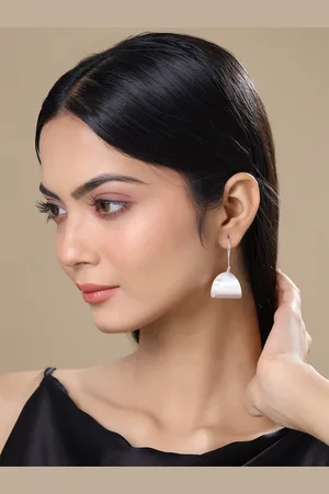 Kicky And Perky 925 Sterling Silver Hanging Hoop Earring For Women