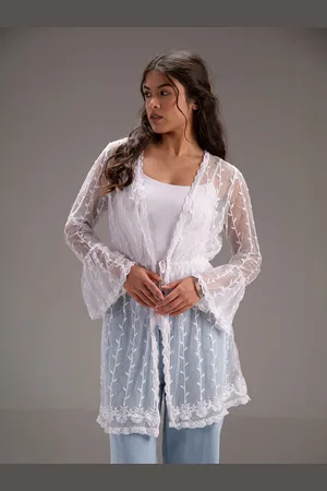 IZF Self Design Longline Tie-Up Shrug